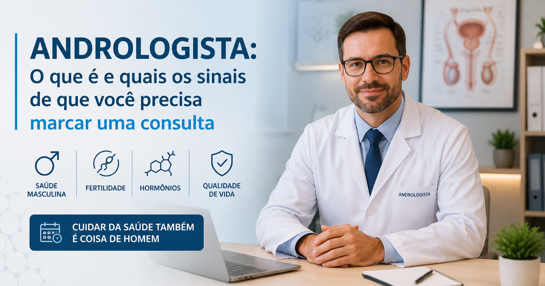 Andrologista: O que é e quais os sinais de que você precisa marcar uma consulta